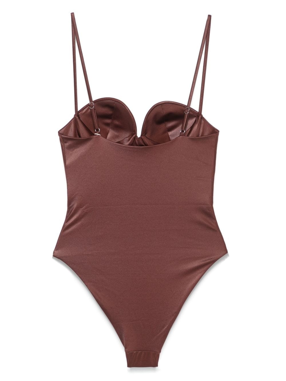 bustier-style swimsuit - 4