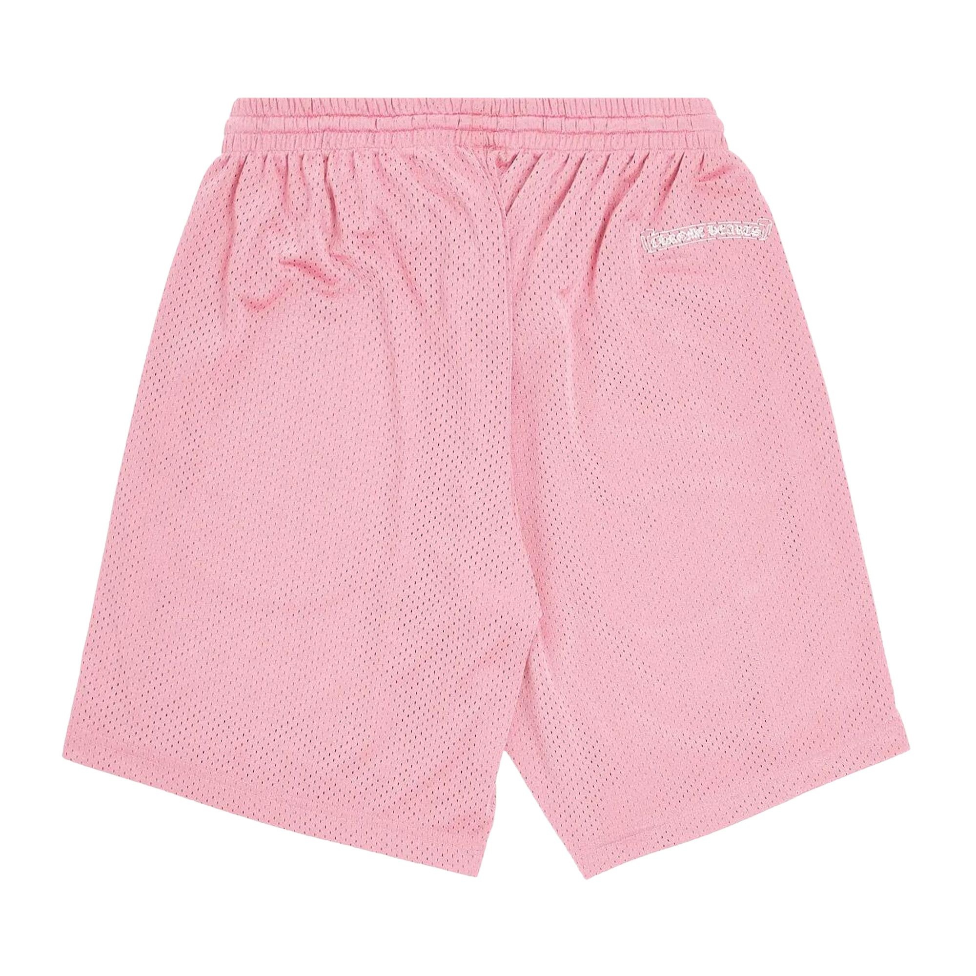 Chrome Hearts Love You Mesh Varsity Shorts 'Pink' - 2