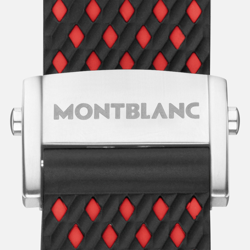 Montblanc Red Rubber Sport Strap outlook