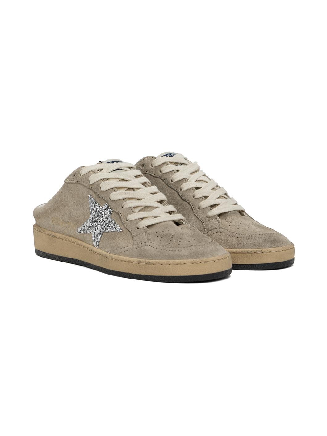 Taupe Ball Star Sabot Sneakers - 4