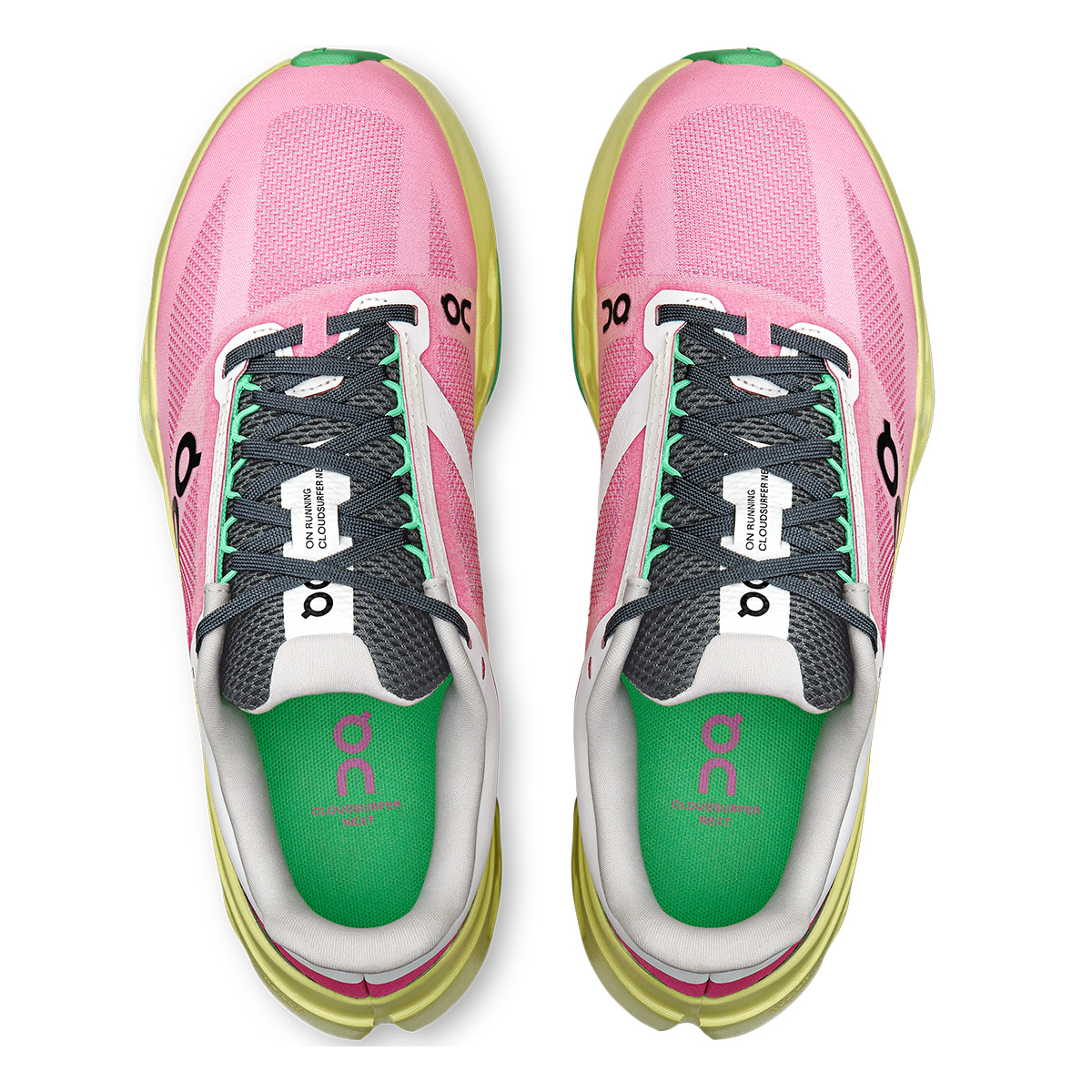 ON Cloudsurfer Next - Pink - Limelight - 3