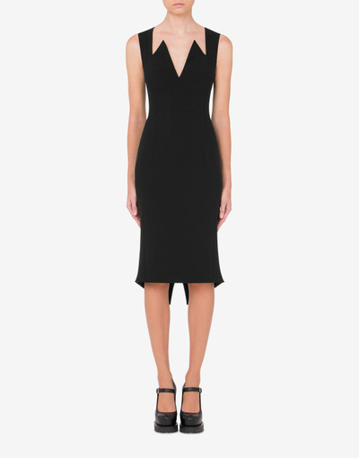 Moschino TUXEDO INSPIRED STRETCH CRÊPE DRESS outlook