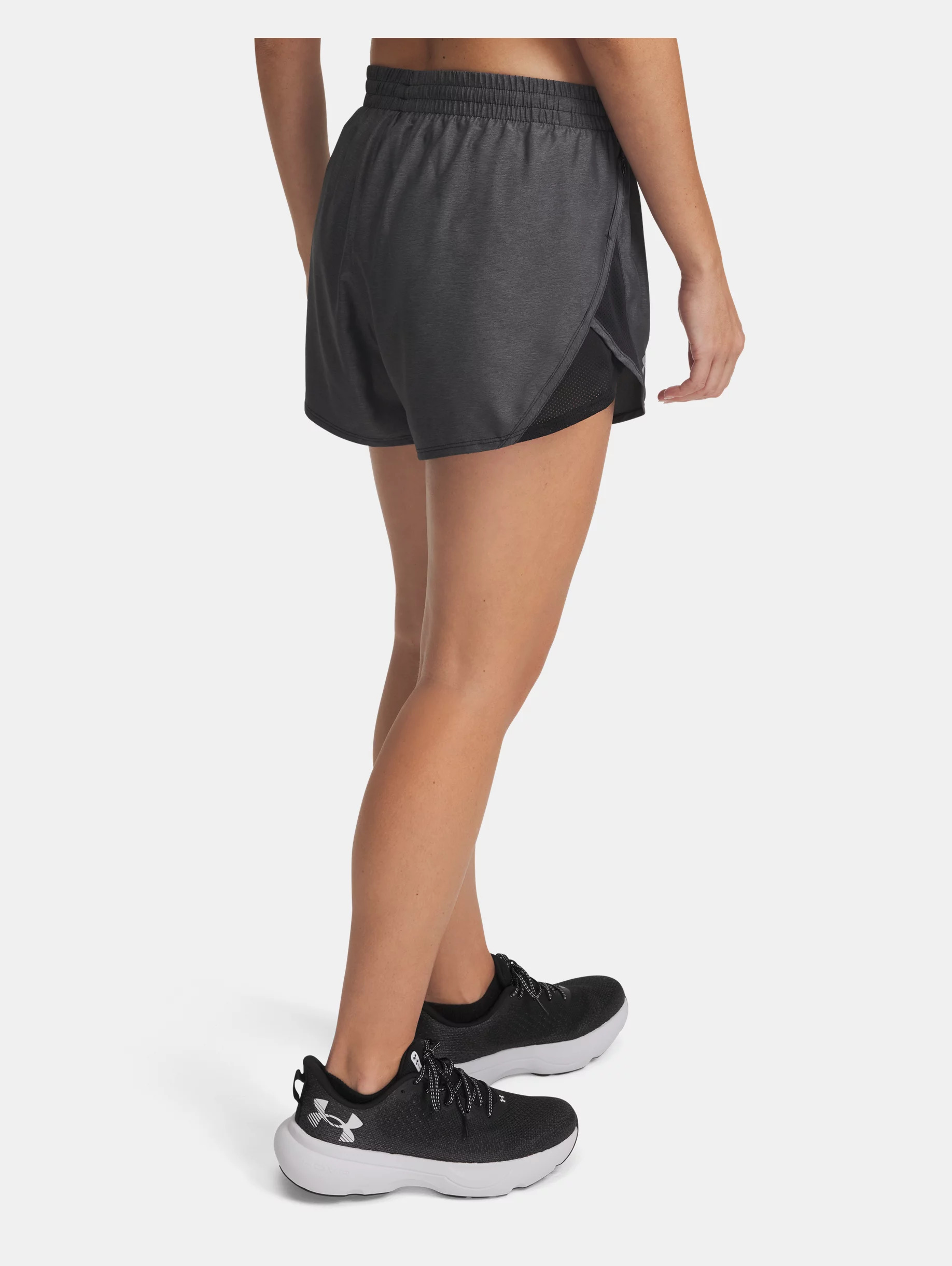 Women's UA Fly-By Heather 3" Shorts - 2