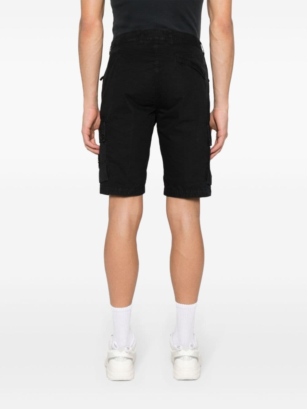 Compass cotton cargo shorts - 4