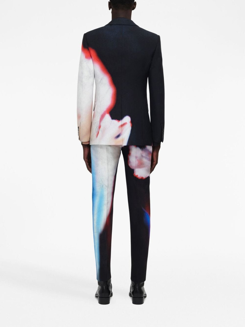 Solarised Flower single-breasted blazer 4