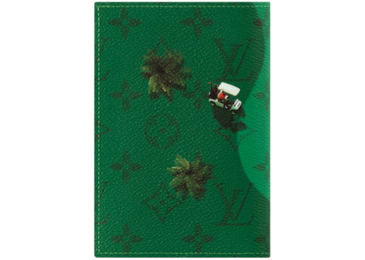 Louis Vuitton Golf Passport Cover Green - 2