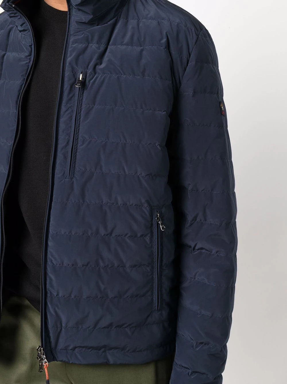 quilted-finish padded jacket - 5