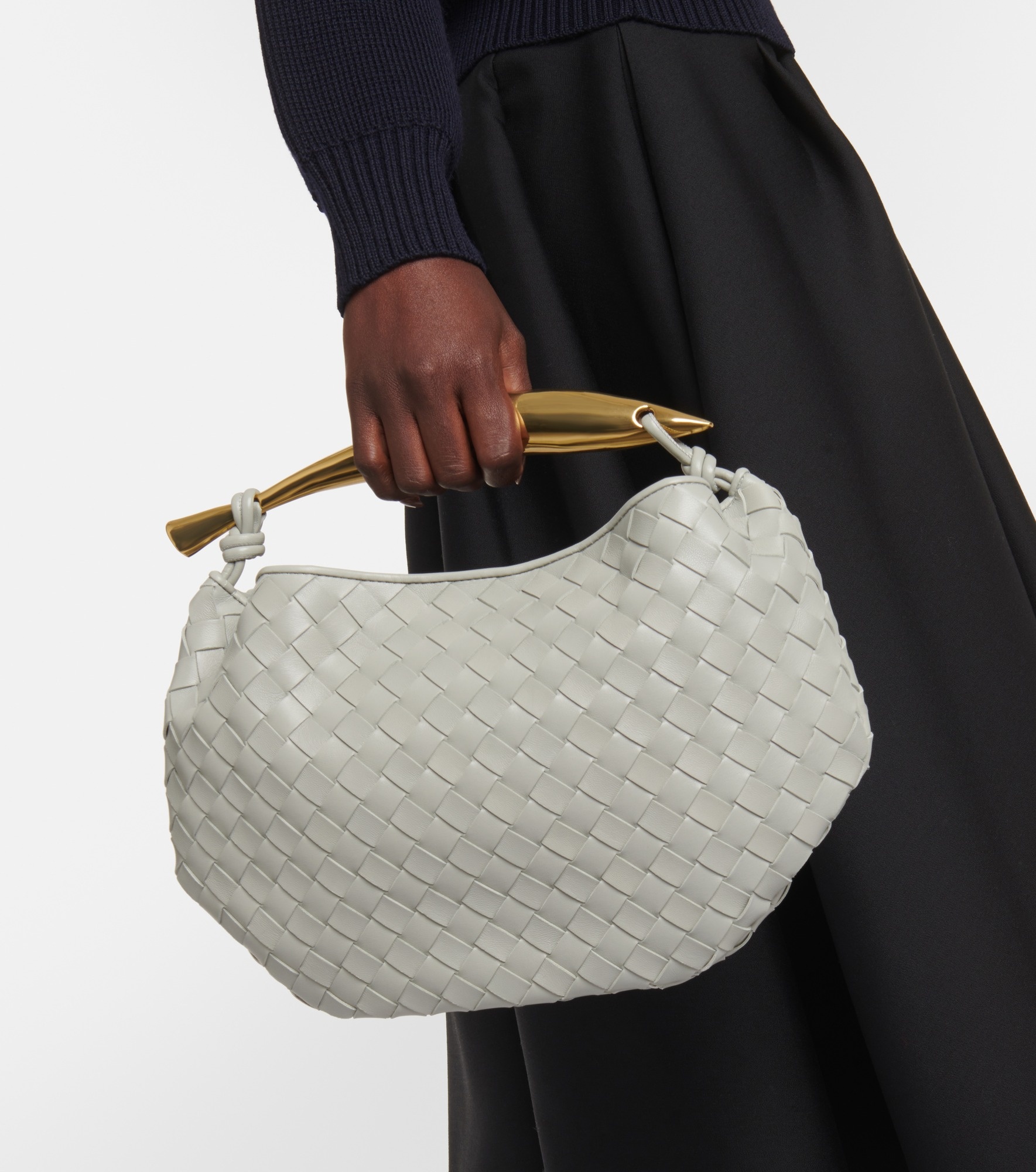 Sardine Medium leather tote bag - 7