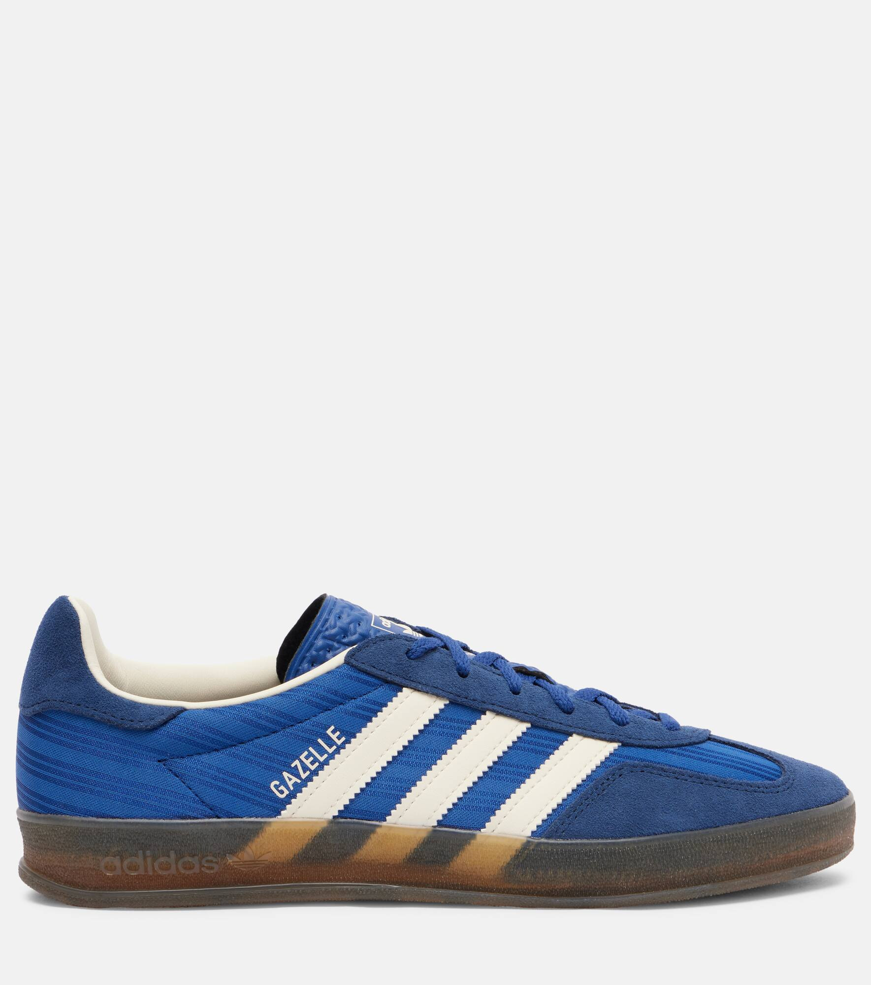 Gazelle Indoor suede-trimmed sneakers - 4