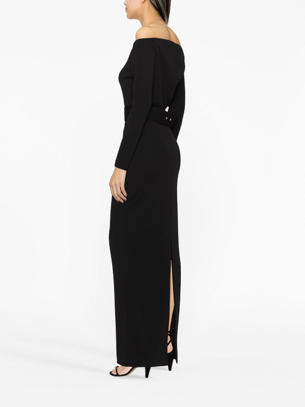 long-sleeve long dress - 4