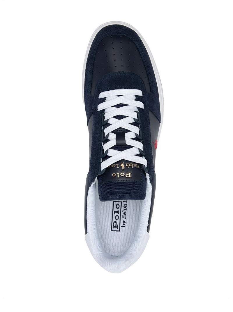 Court suede trim sneakers 4