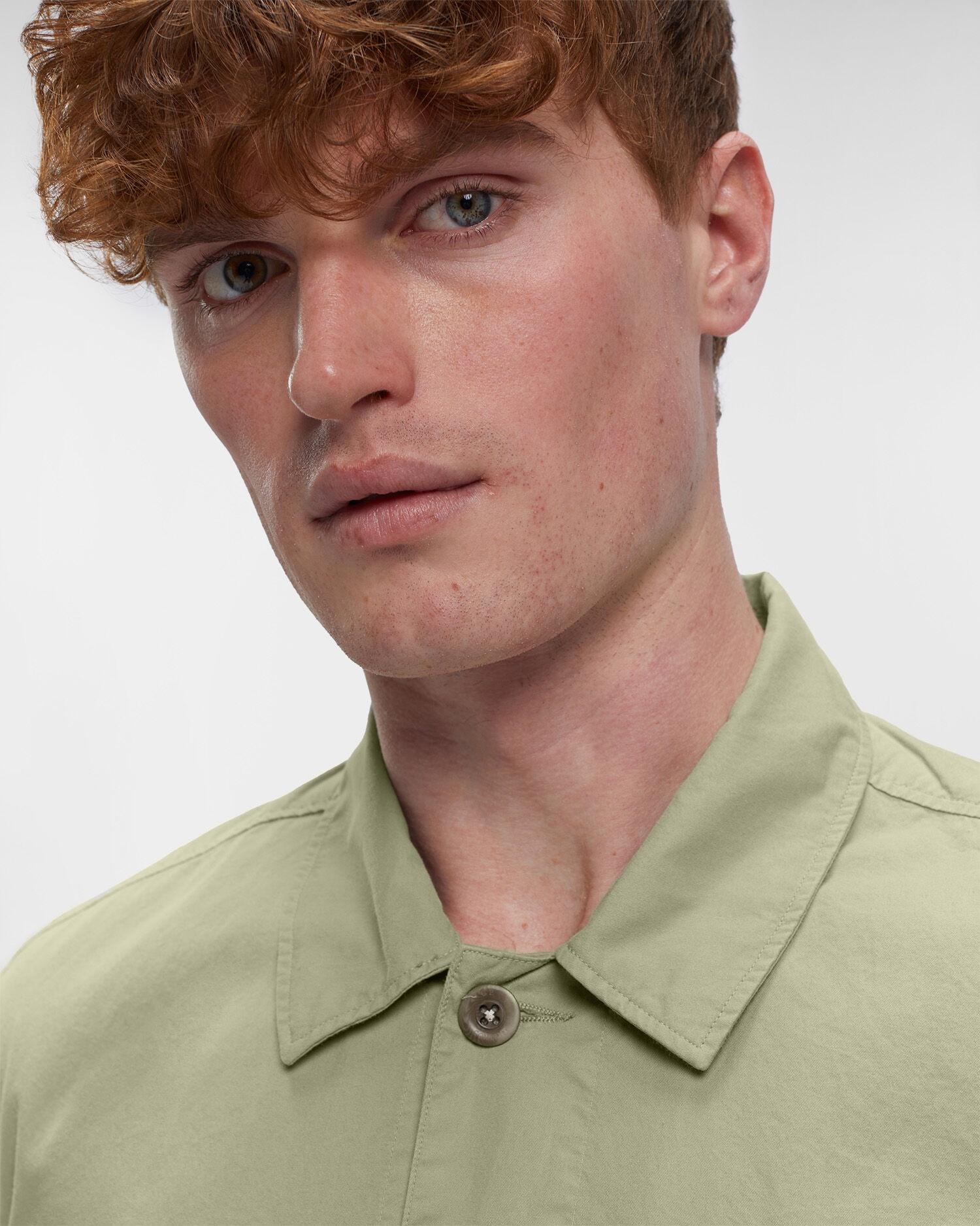 Gabardine Buttoned Pockets Shirt - 5