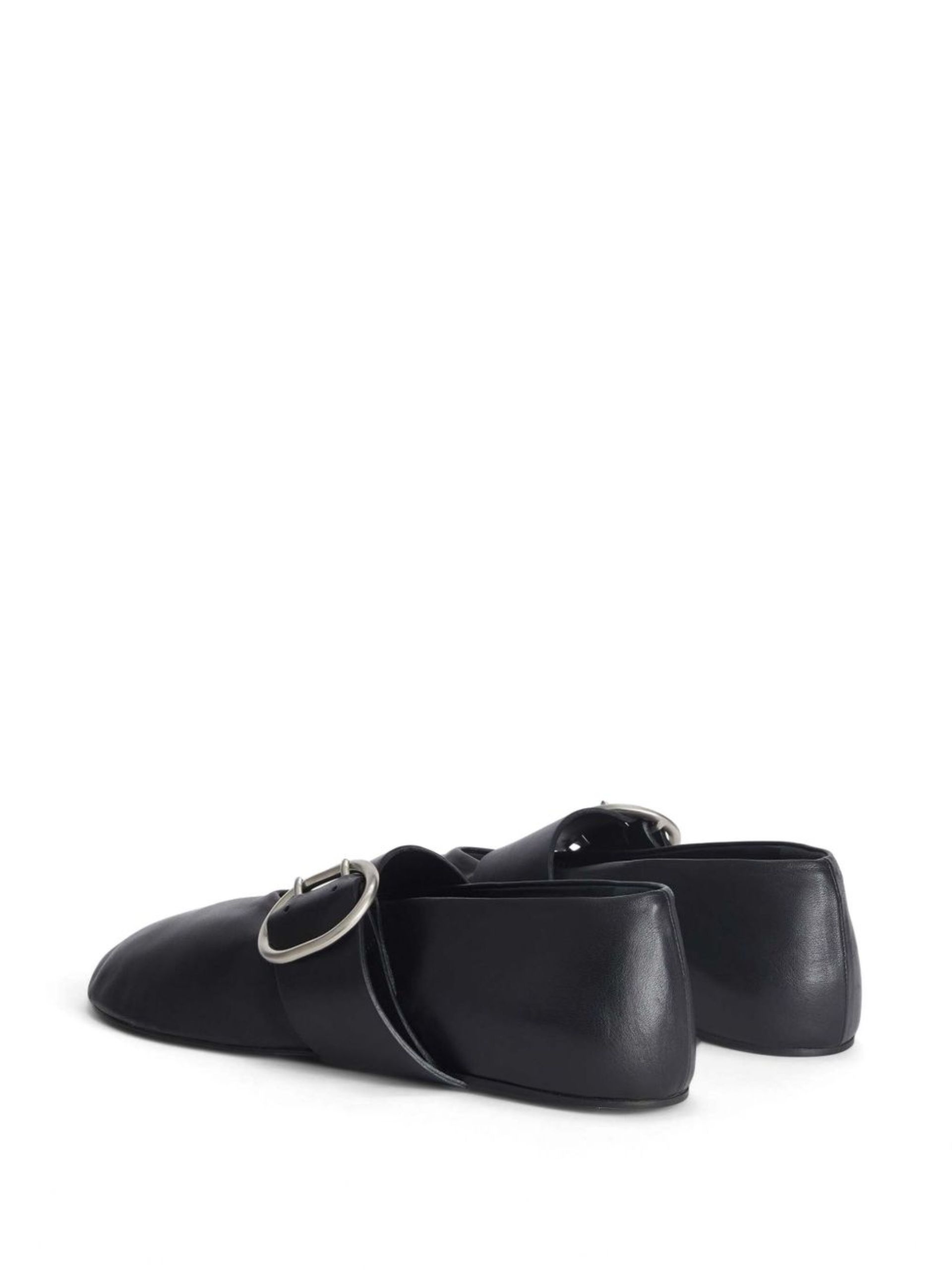 Buckled Ballet Pumps - 3