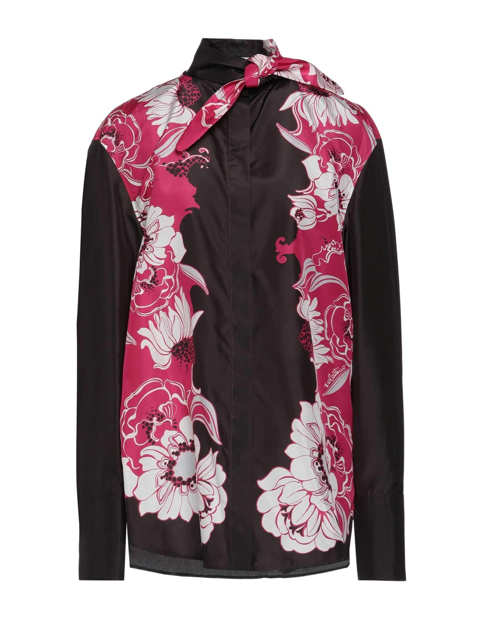 Dark brown Women's Floral Shirts & Blouses - 1