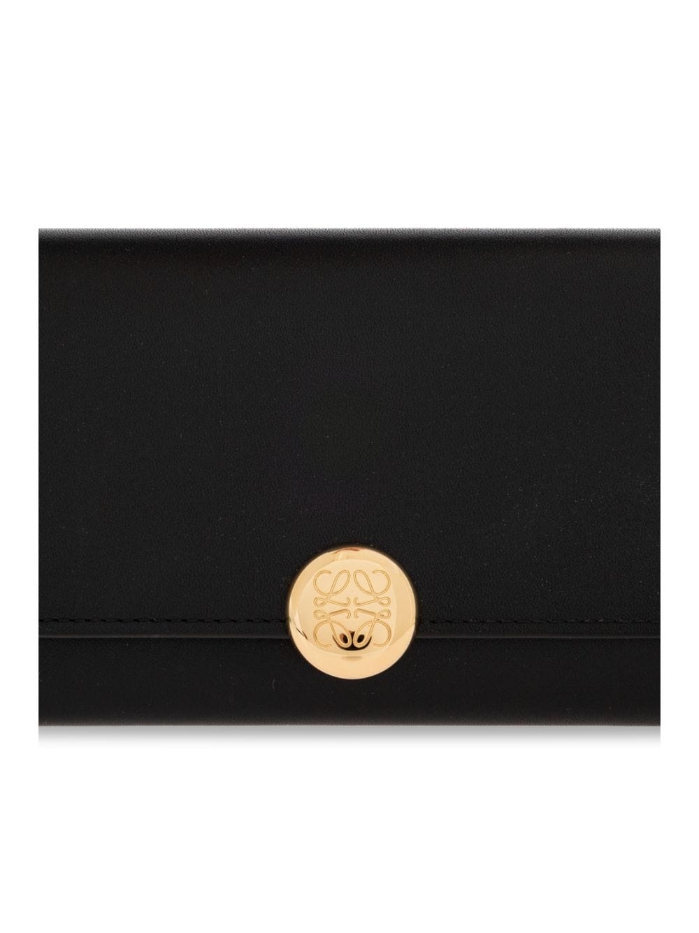 logo-plaque leather wallet - 5