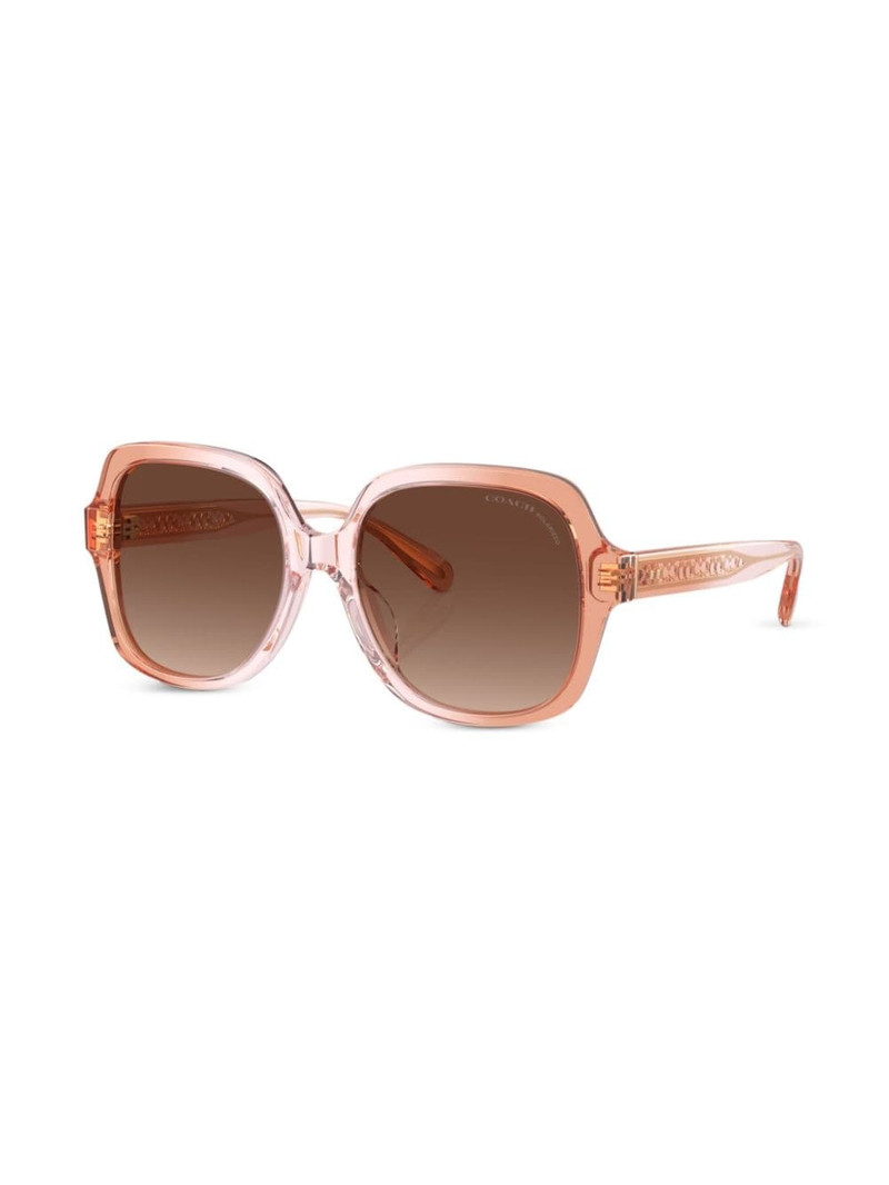 COACH ombrÃ©-effect oversize-frame sunglasses outlook