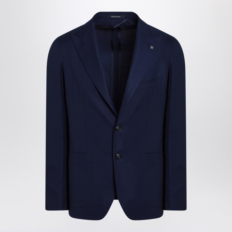 Tagliatore - Tagliatore Single-breasted blue jacket in wool - 1