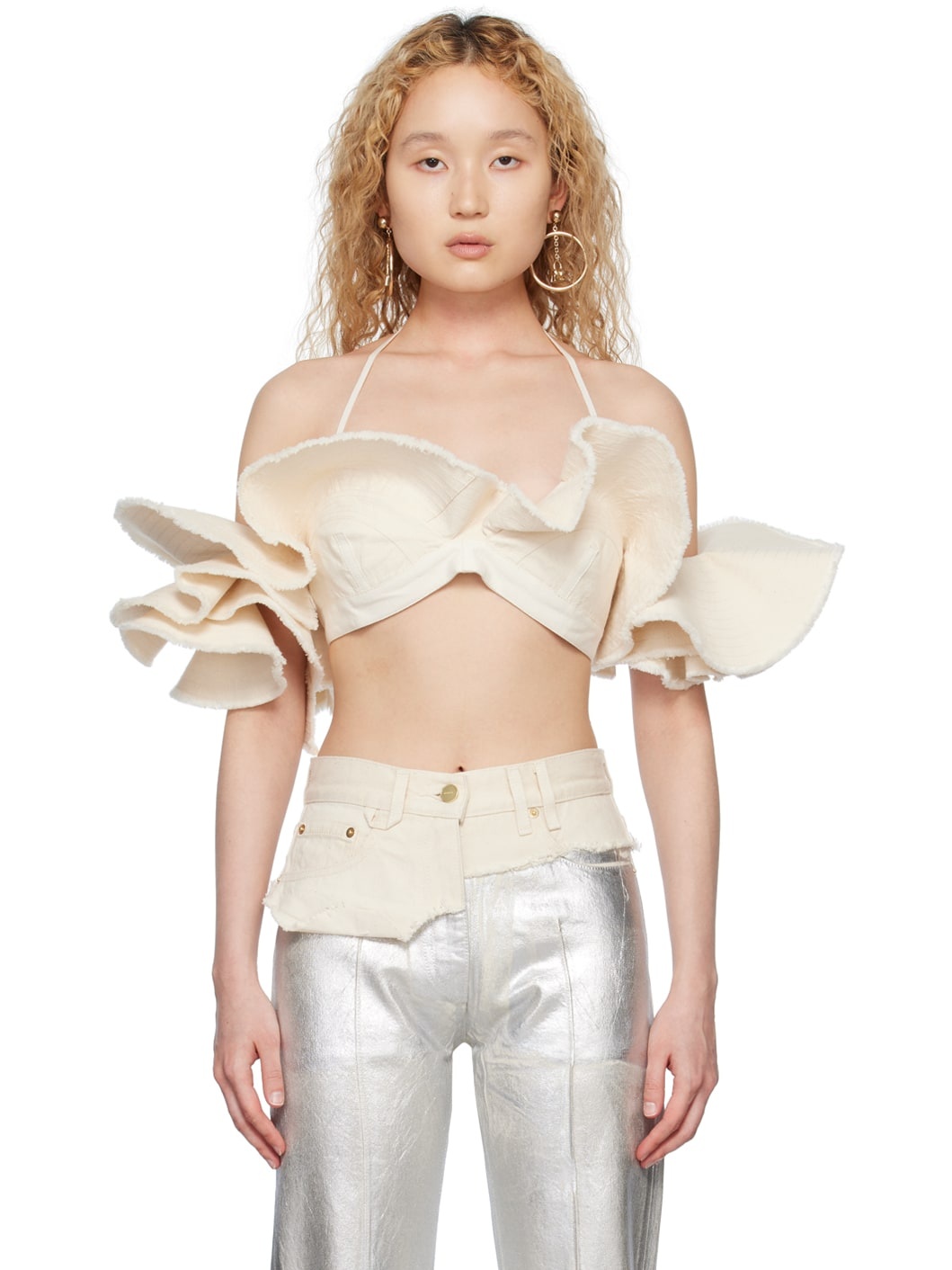 Off-White Le Raphia 'La Brassière Artichaut' Shirt - 1