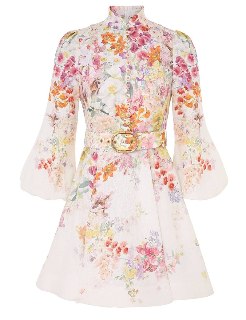 NATURA BUTTONED MINI DRESS 1