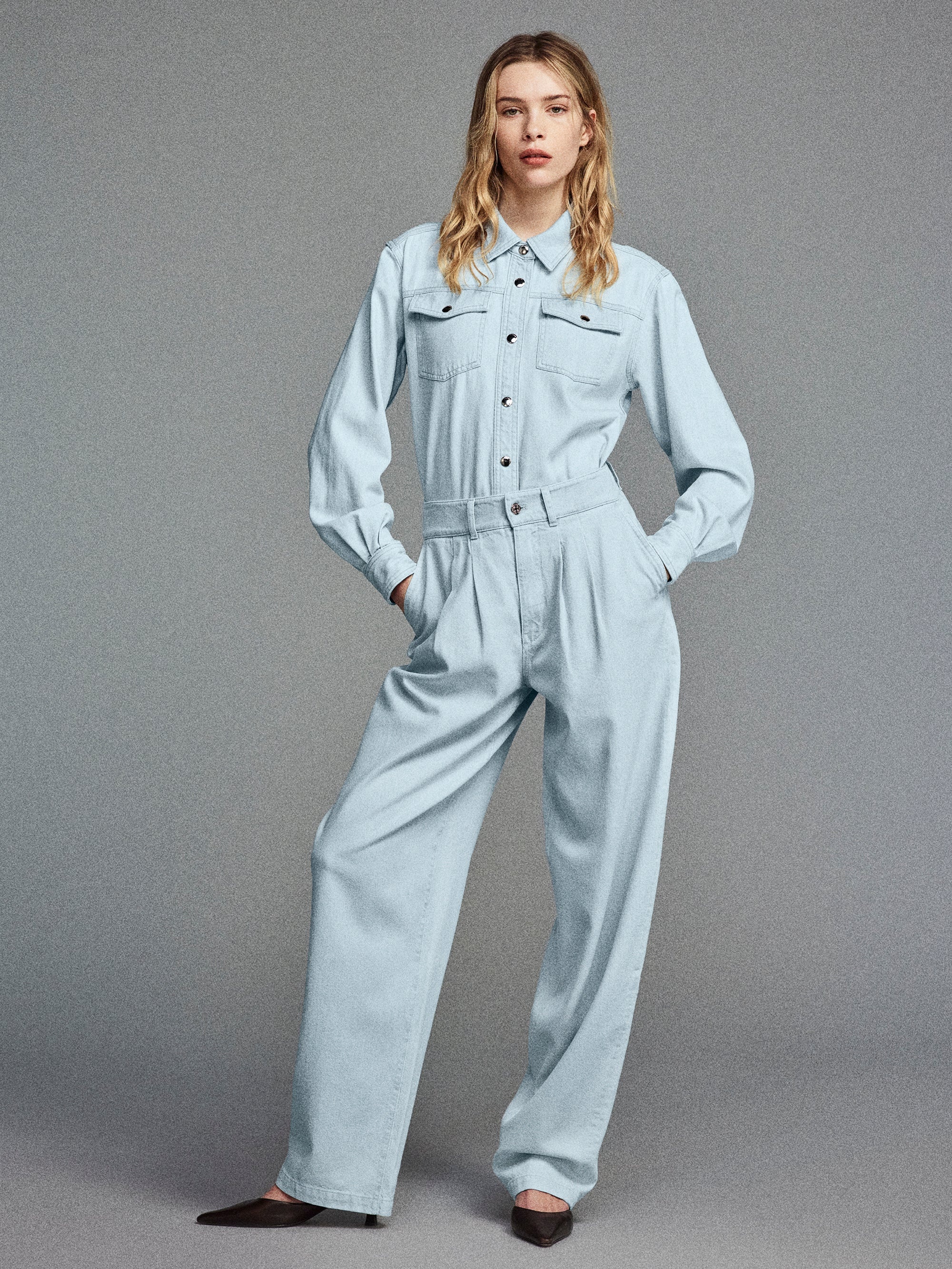 The Tapered Trouser in Misty - 2