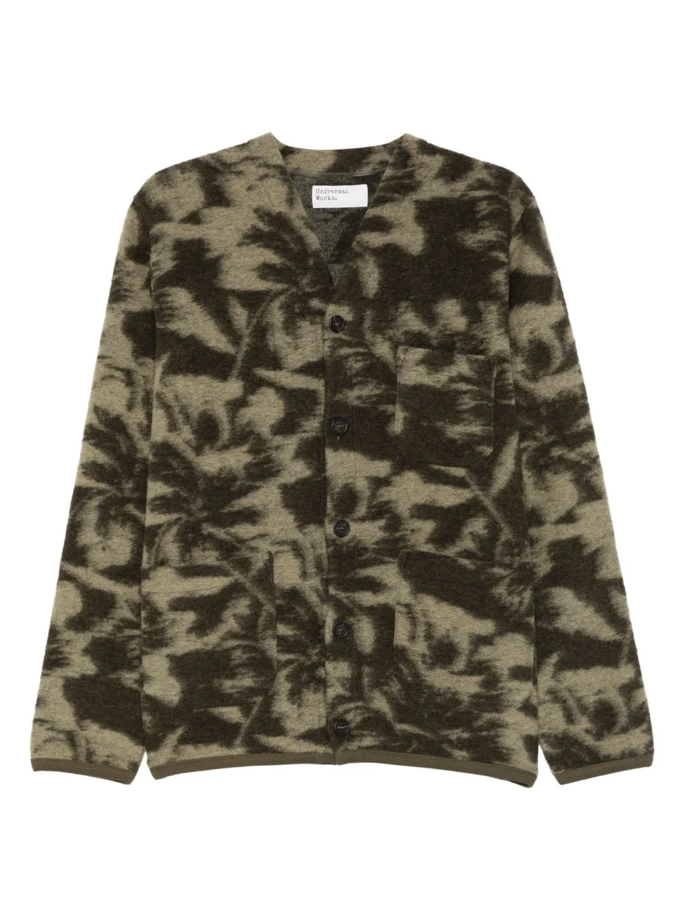 pocket studio-fleece cardigan - 1