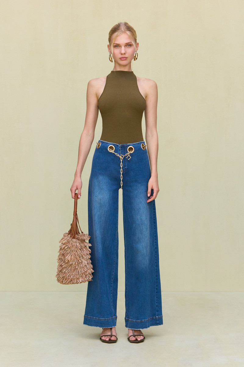 Cult Gaia CASSIUS KNIT BODYSUIT outlook