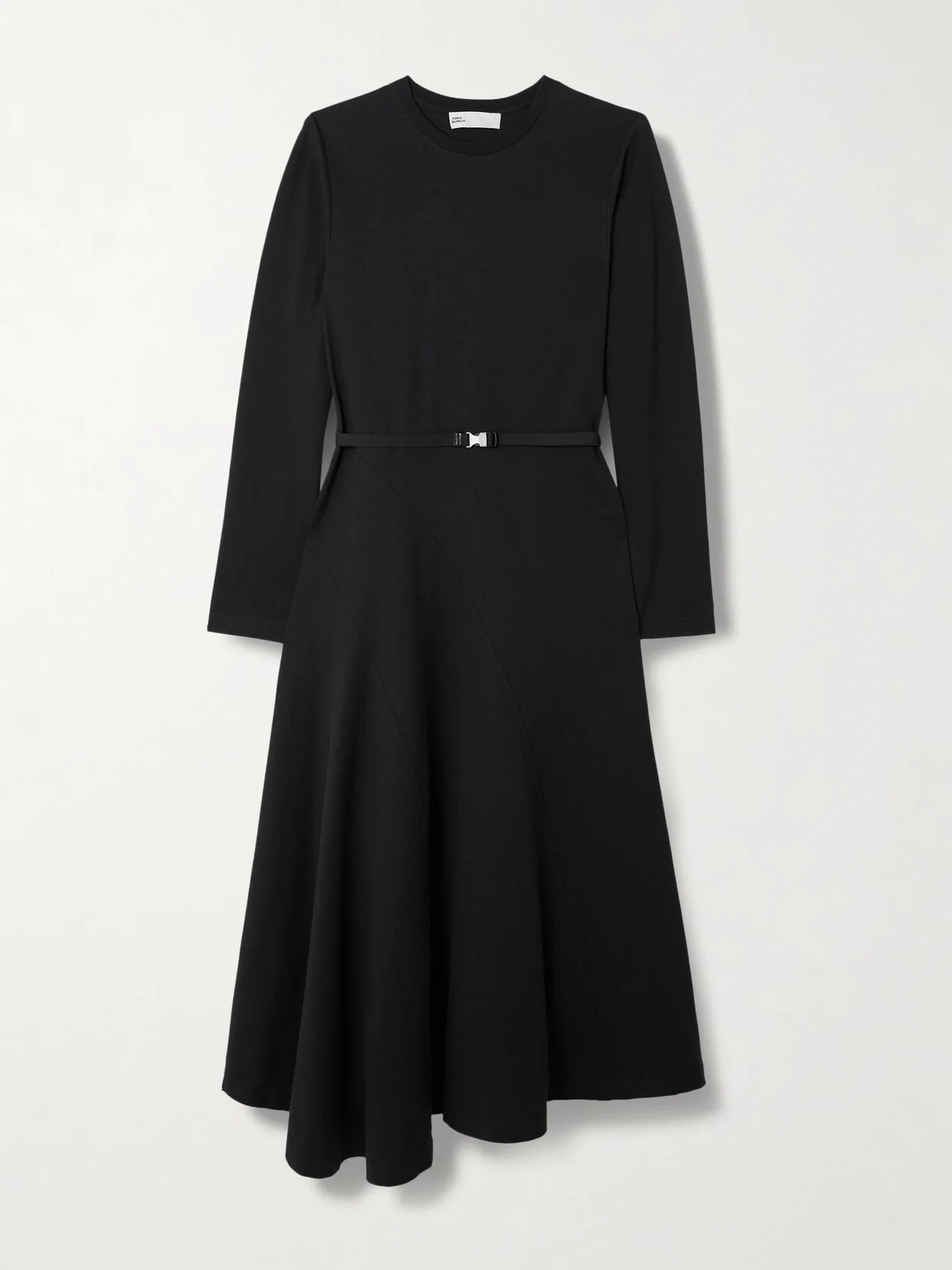 Cotton-jersey Midi Dress - 1