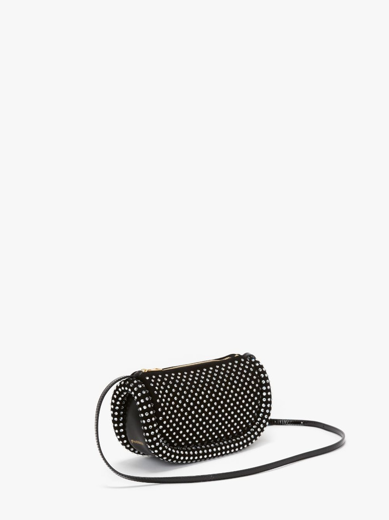 JW Anderson BUMPER-12 LEATHER CROSSBODY BAG WITH CRYSTAL outlook