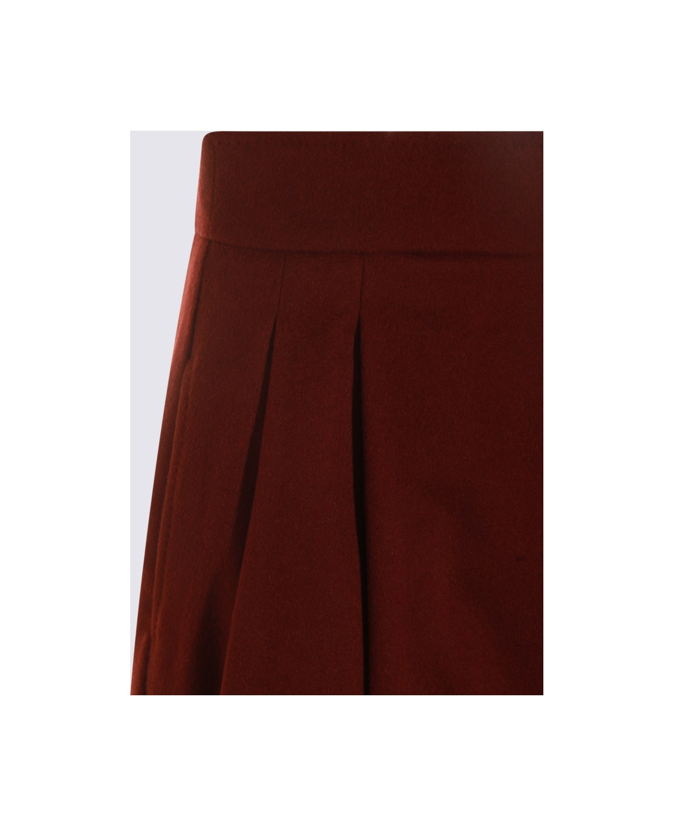 Cherry Wool Zattera Skirt - 3
