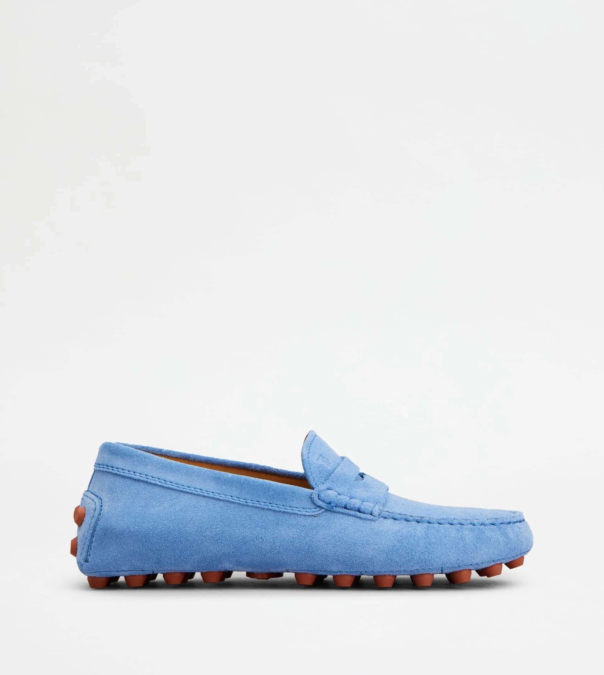 TOD'S GOMMINO BUBBLE IN SUEDE - LIGHT BLUE - 1