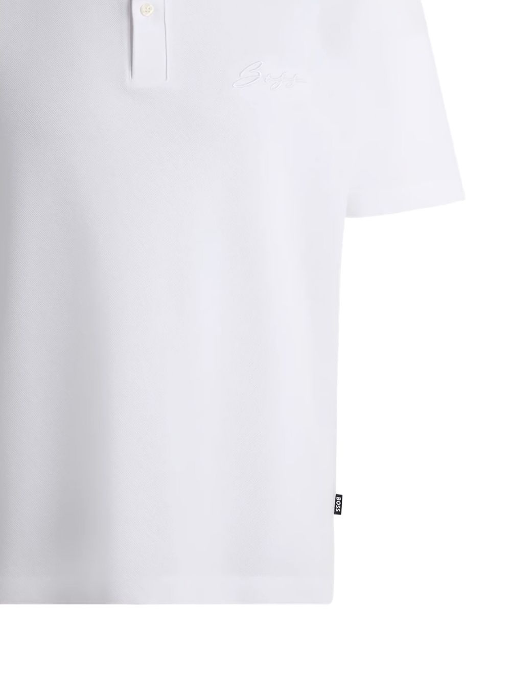 logo-print mercerized polo shirt - 2