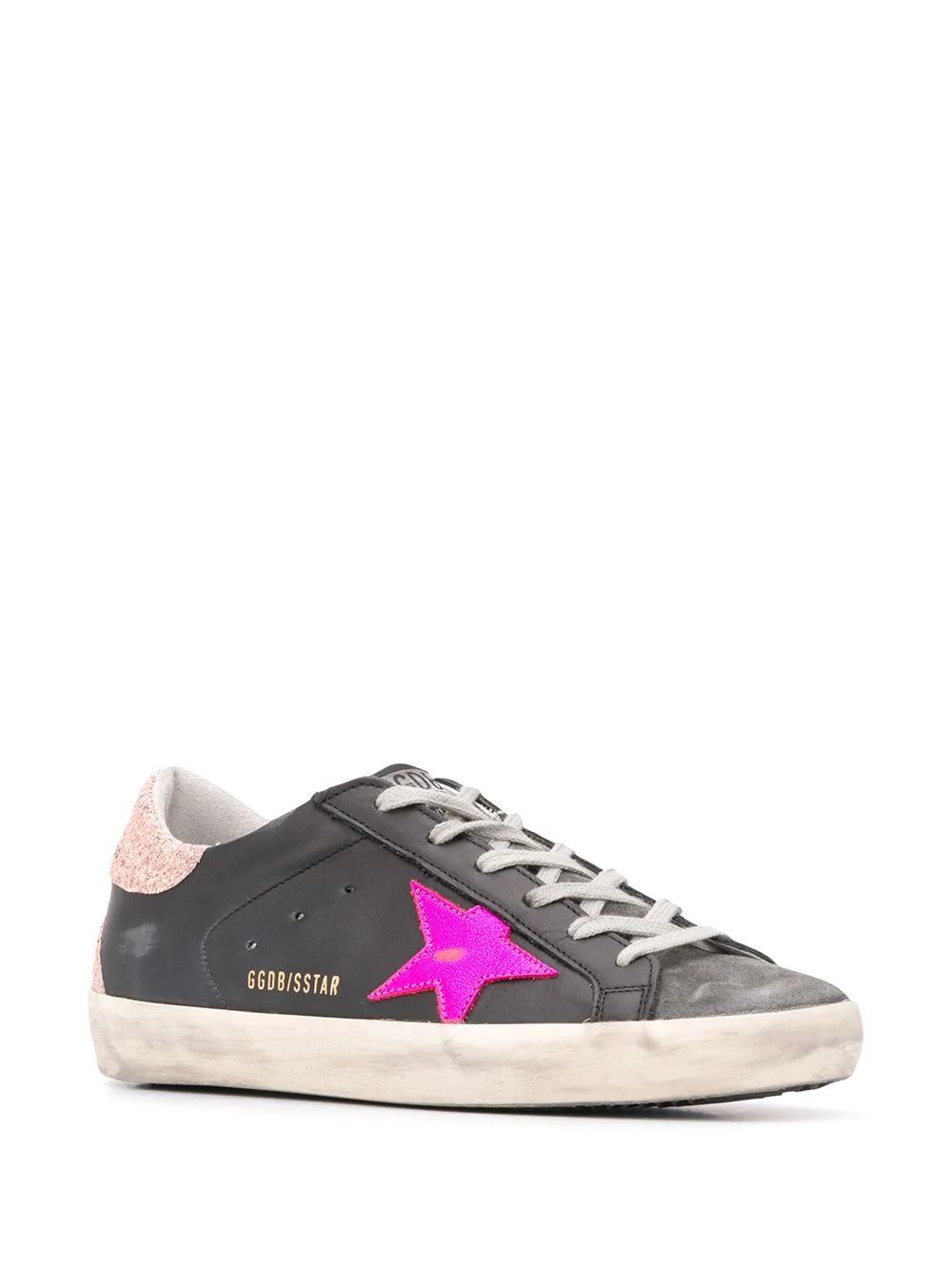 Superstar glitter detail sneakers - 2