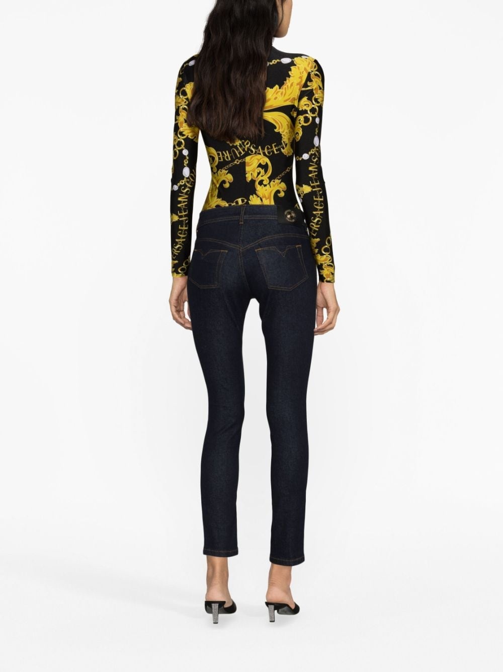 mid-rise skinny jeans - 3