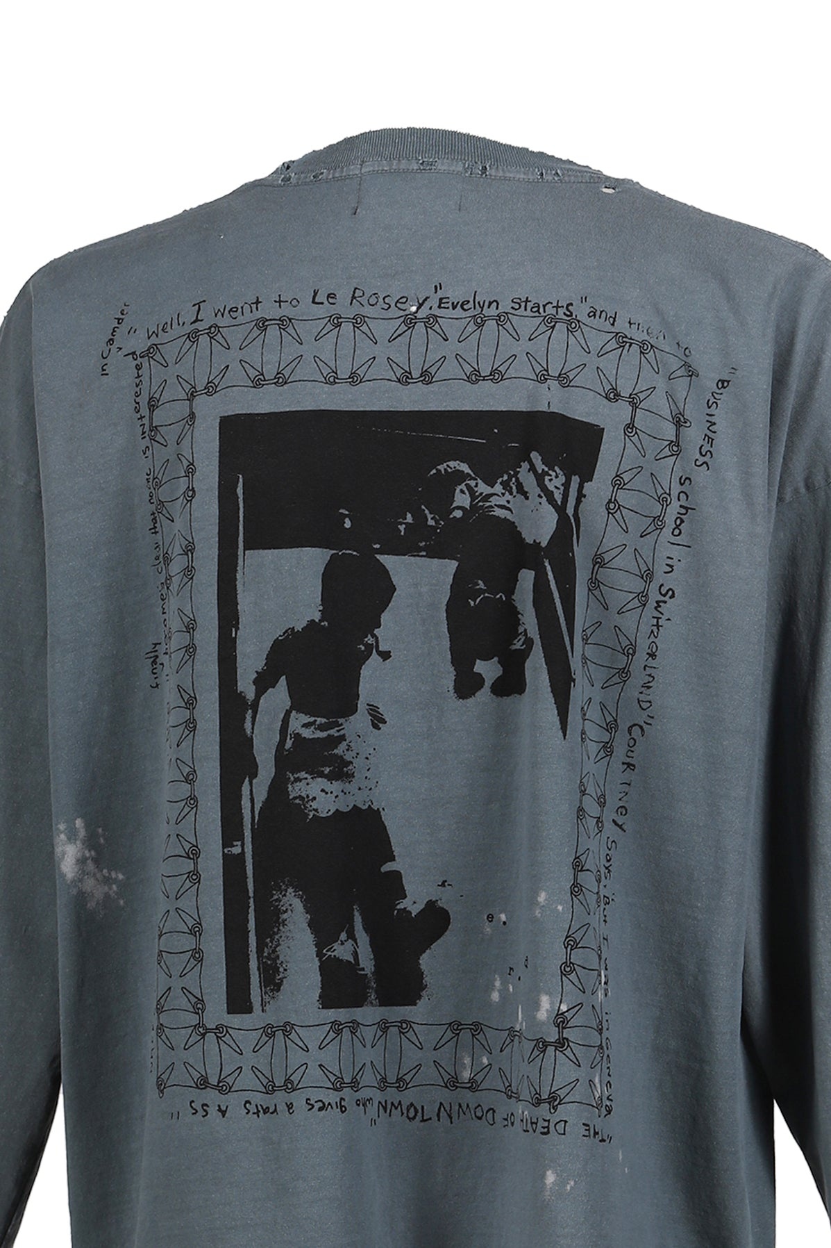 BOY IN CHAINS LS T-SHIRT / FADED BLU - 9
