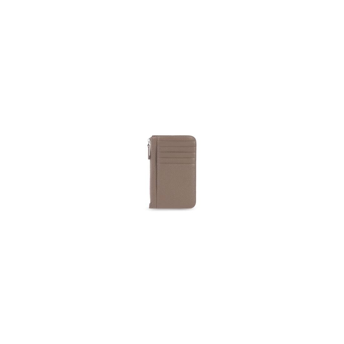 Essential Long Coin And Card Holder in Beige - 2