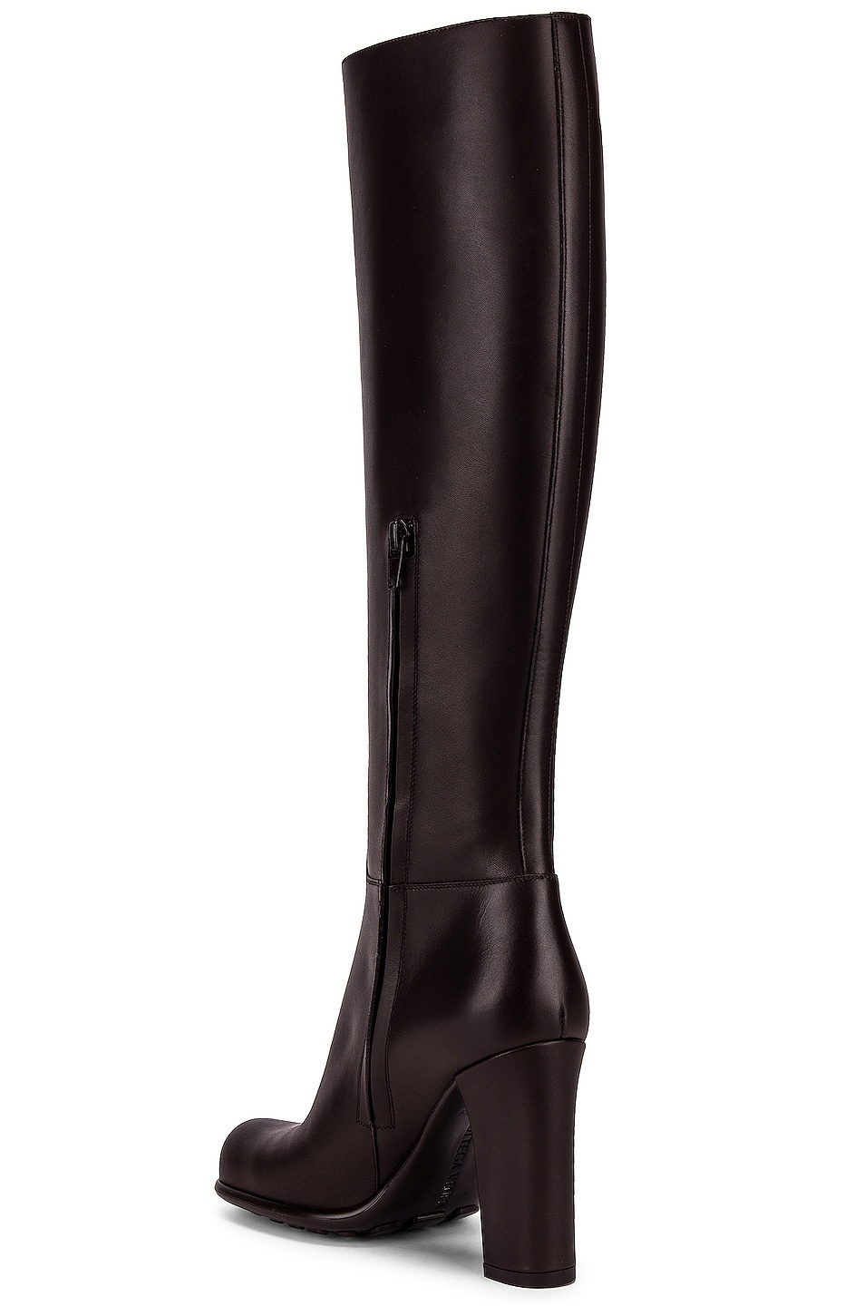 Leather Knee High Boots - 4