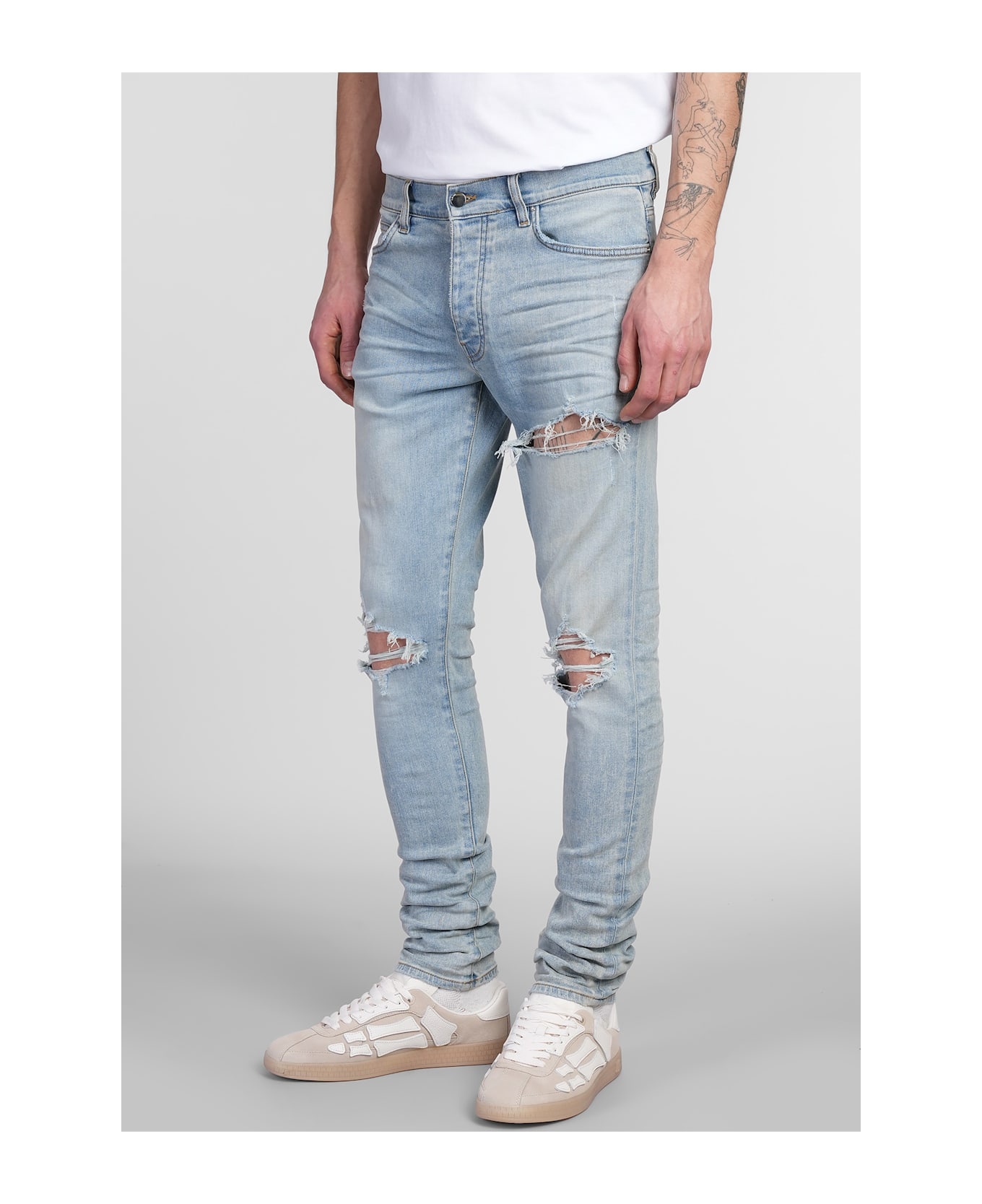 Jeans In Blue Denim - 4