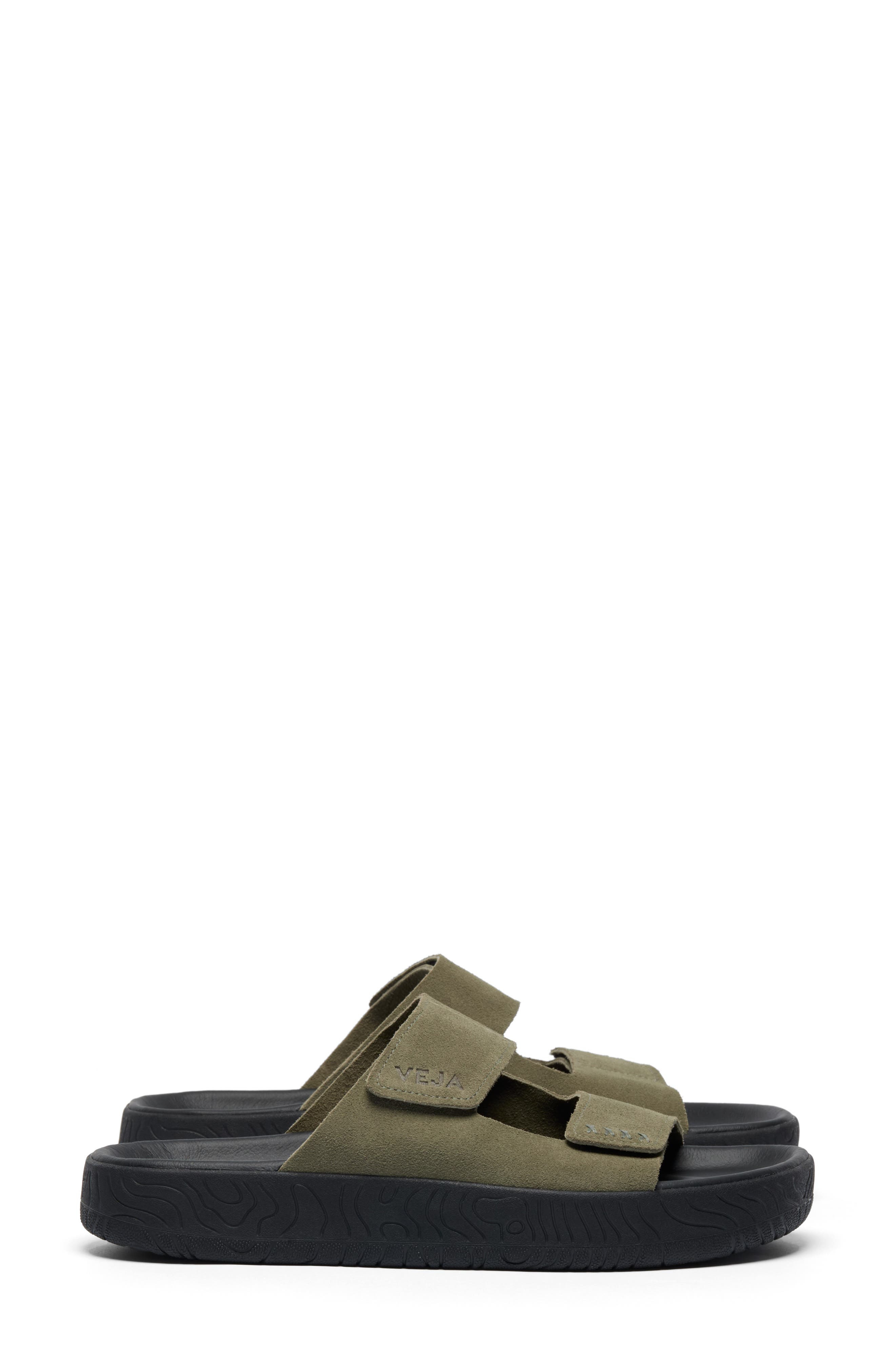 Veja Etna Slide Sandal in Kaki Black at Nordstrom - 2