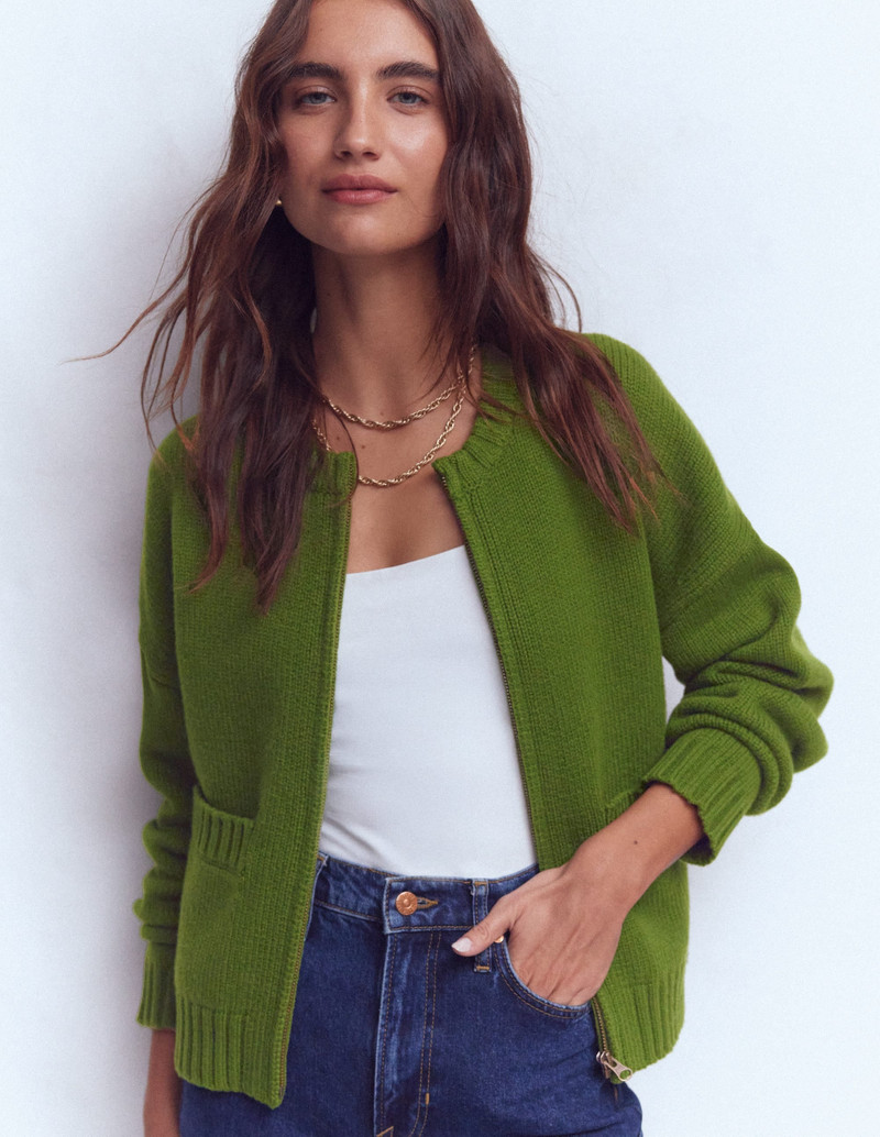 Maya Zip Up Jacket-Herb Garden 6