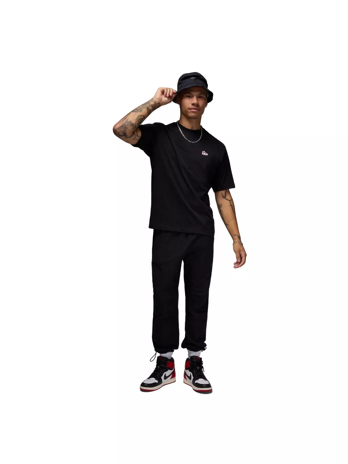Men's Brand Sneaker Patch Short-Sleeve T-Shirt - 6