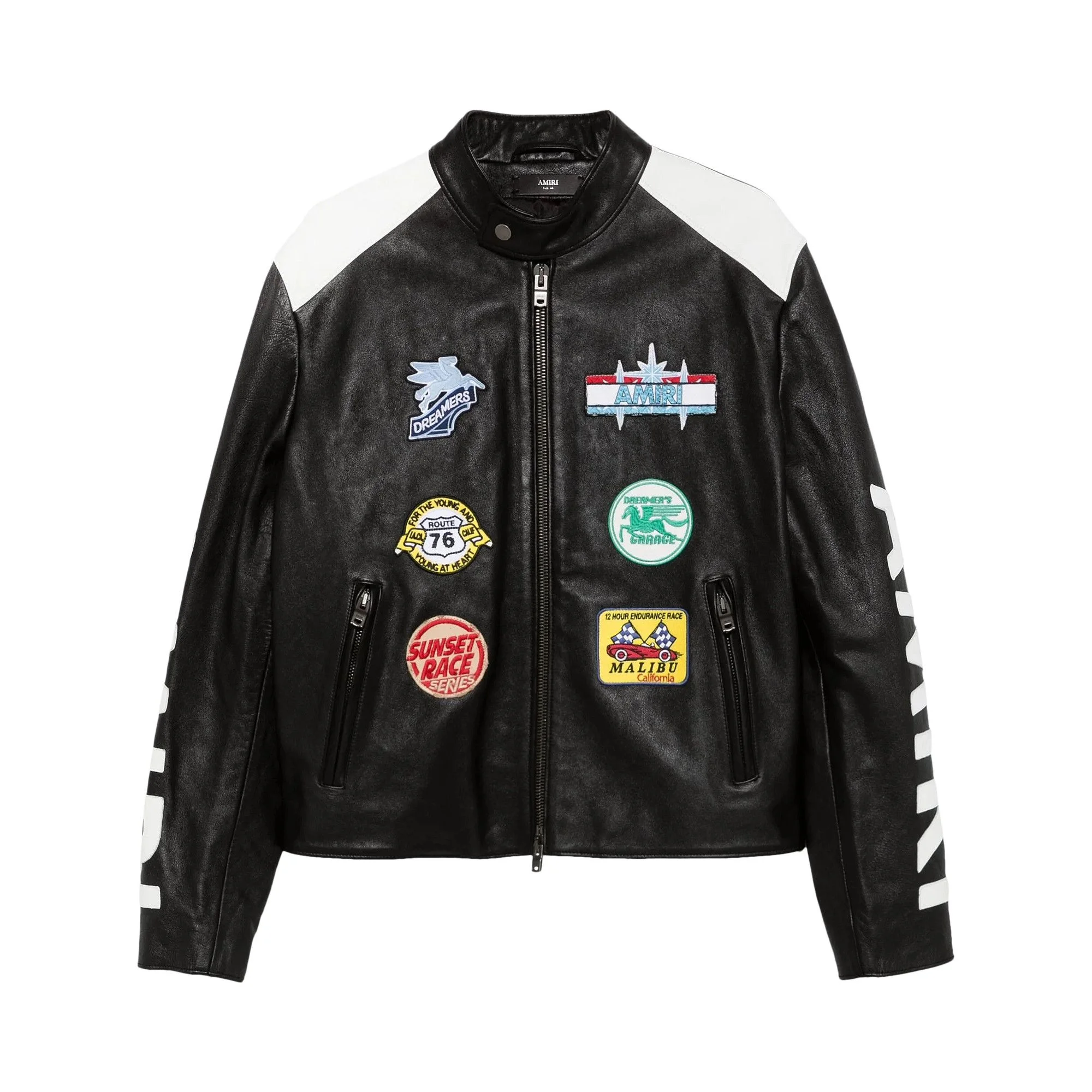Amiri Patch Racer Jacket 'Black' - 1