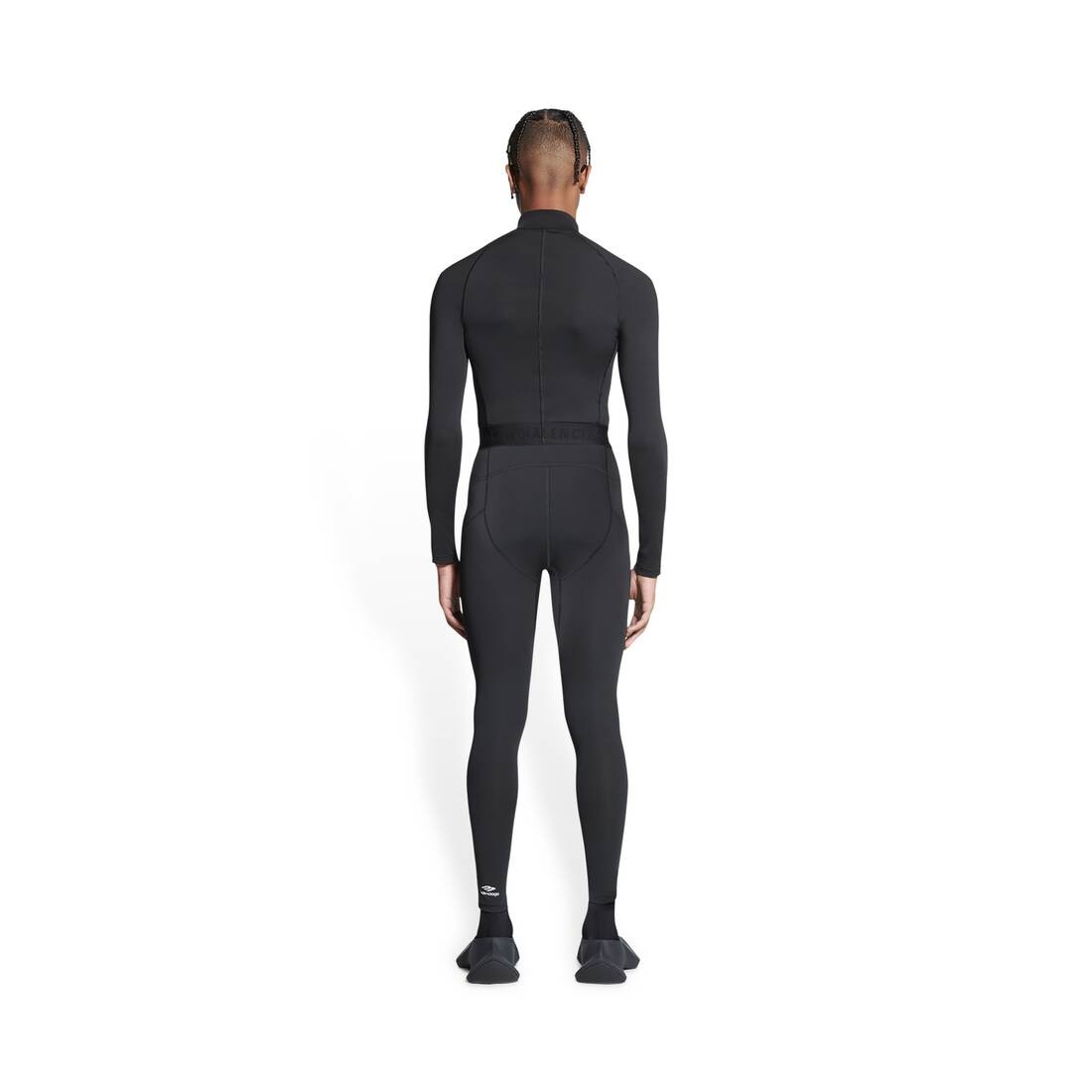Men's 3b Sports Icon Leg Sports Leggings in Black - 4