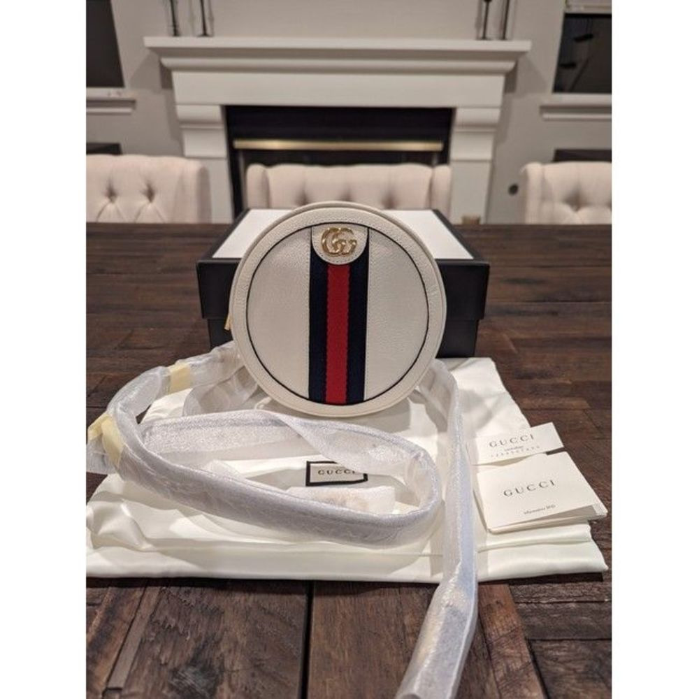 Gucci Women Ophidia Mini Zaino White Leather Backpack - 2