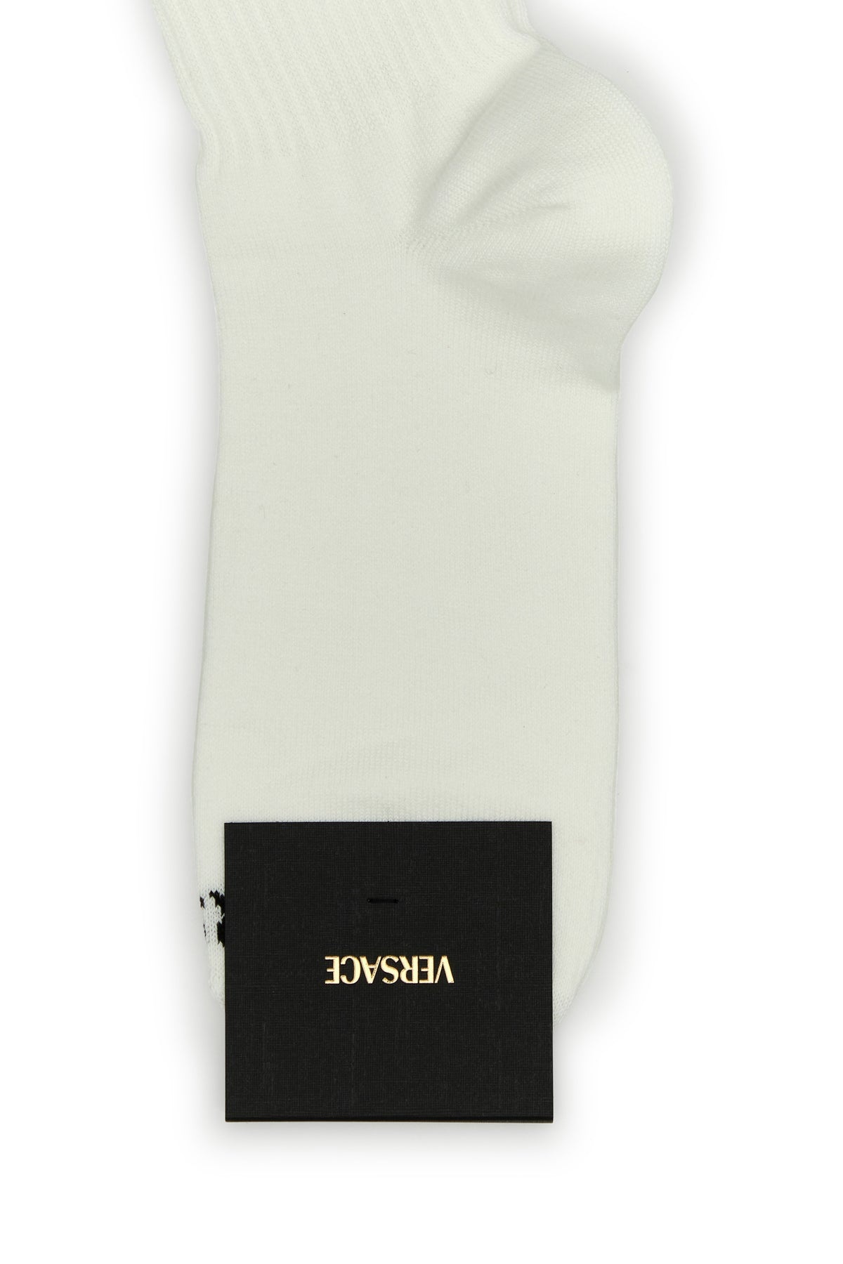 White stretch cotton blend socks - 2
