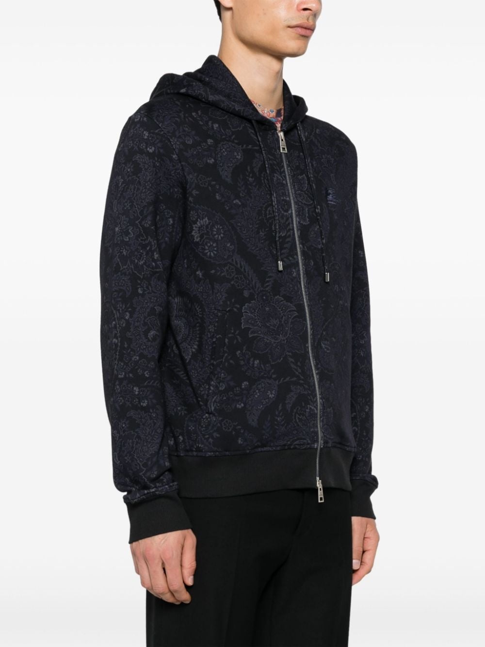 paisley-print hoodie - 3