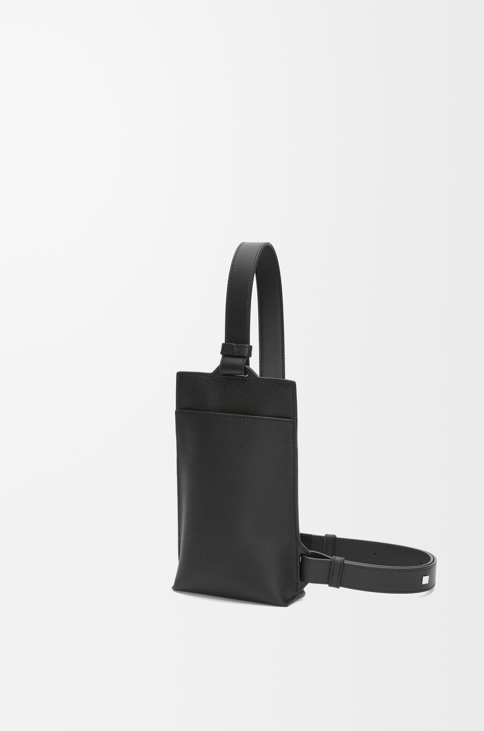Vertical T Pocket in grained calfskin - 4