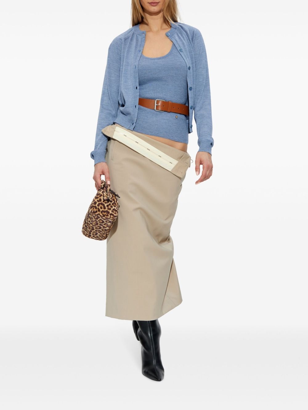 virgin wool cardigan - 2