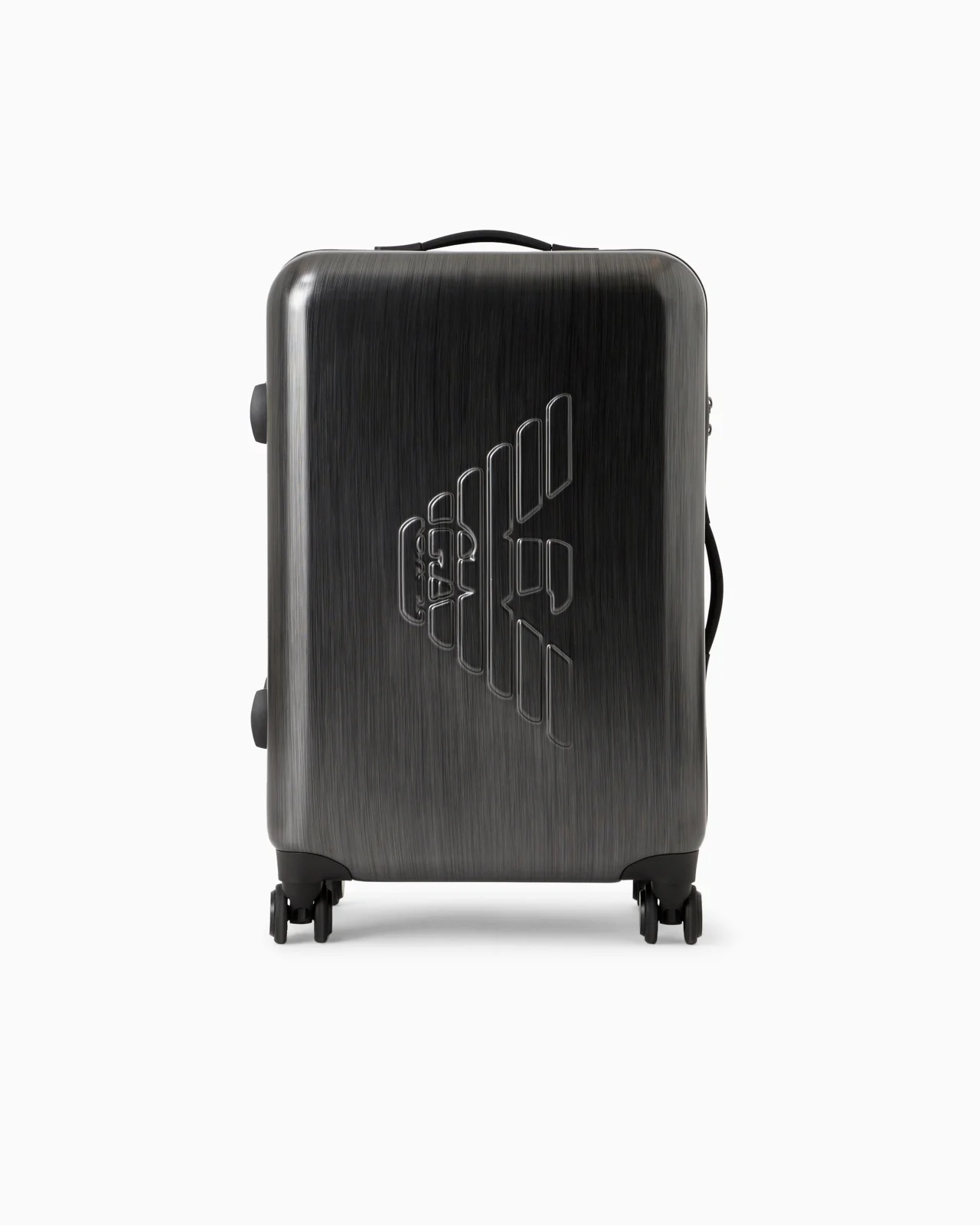 ABS medium trolley suitcase with oversized, embossed eagle - 1