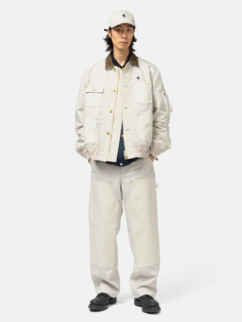 sacai x Carhartt WIP Duck Pants Ivory outlook