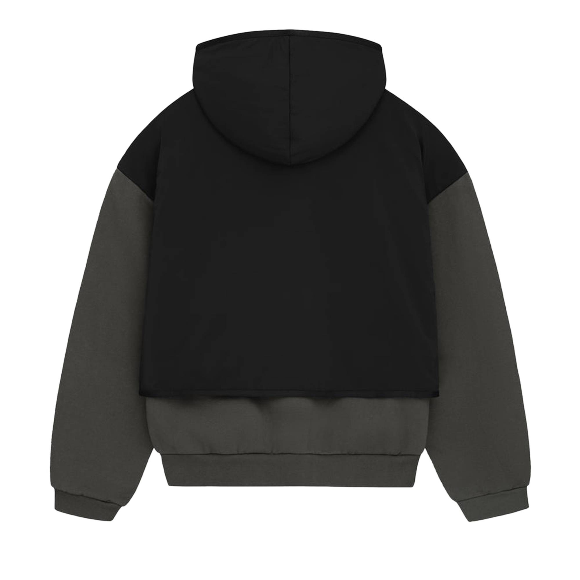 Fear of God Essentials Nylon Fleece Hooded Sweater 'Ink/Jet Black' - 2